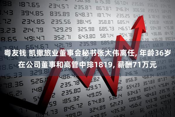 粤友钱 凯撒旅业董事会秘书张大伟离任, 年龄36岁在公司董事和高管中排1819, 薪酬71万元